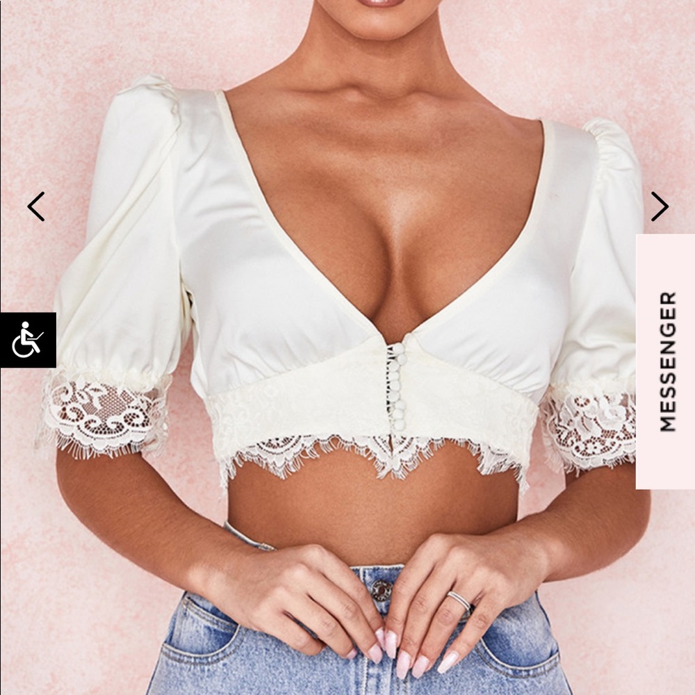 House of cb LEONA sold out dainty lace top